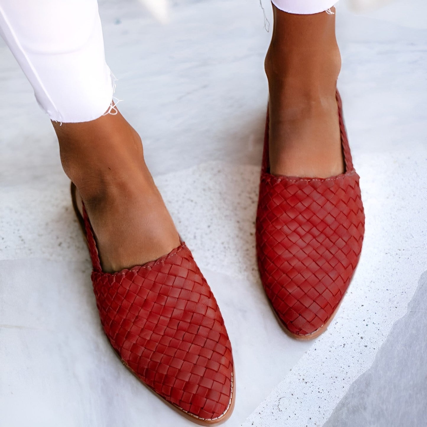 Leonie | Elegante flet-sandaler