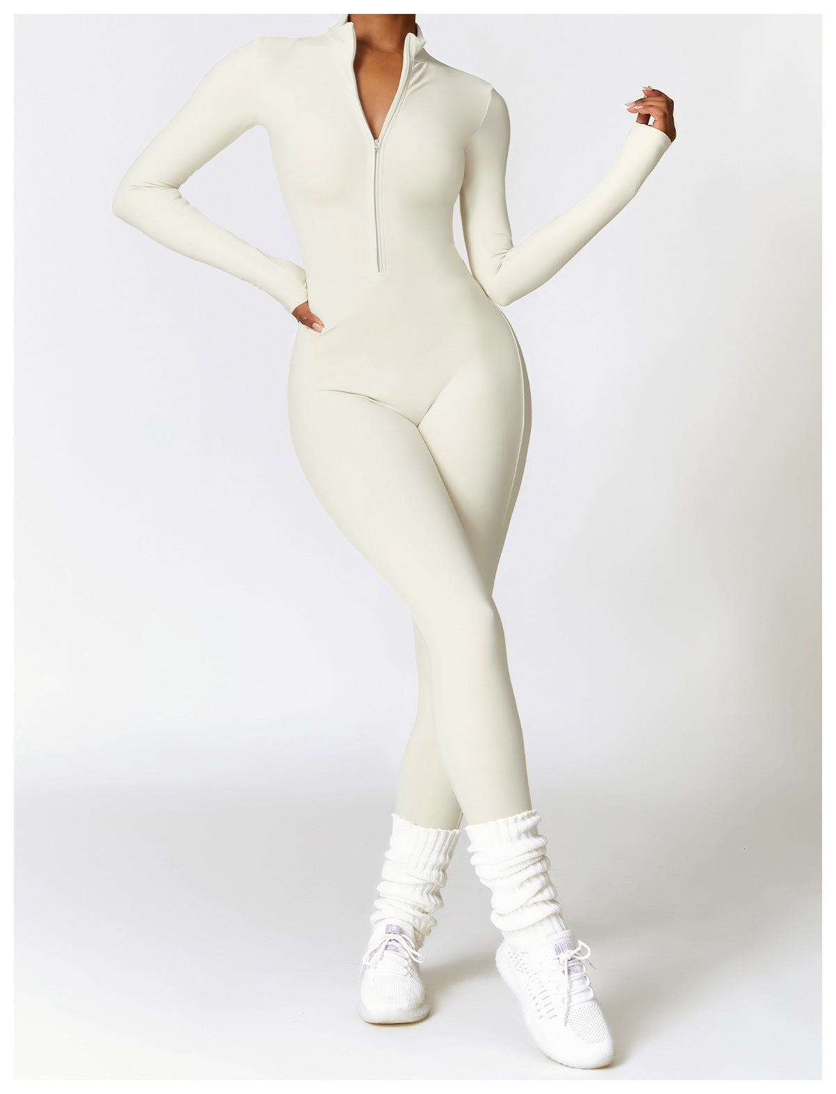 Lilly | Langærmet jumpsuit