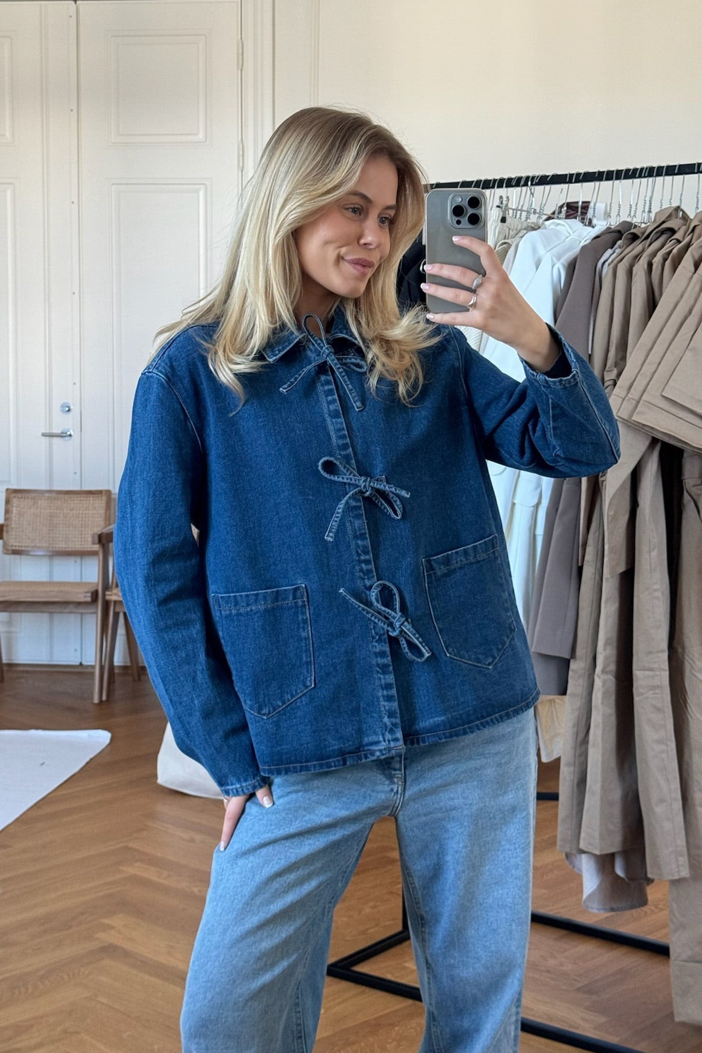 Sarah | Klassisk denimjakke til alsidige looks