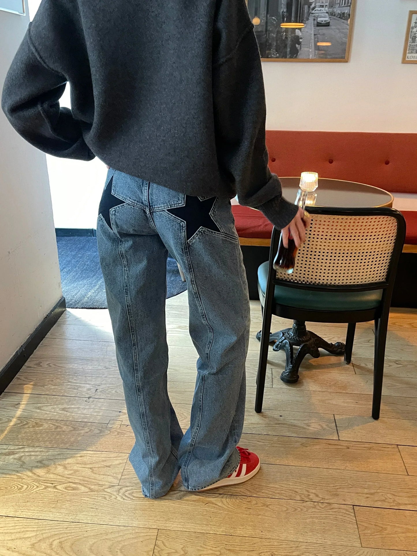 Emily | Loose fit jeans med stjerner