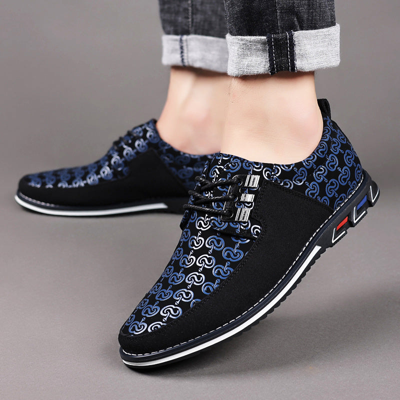 Karl | Moderne Snøresko med Retro-Print-Look