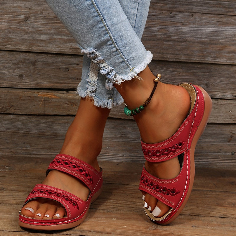 Beatrice | Sandaler med polstring og moderne chic