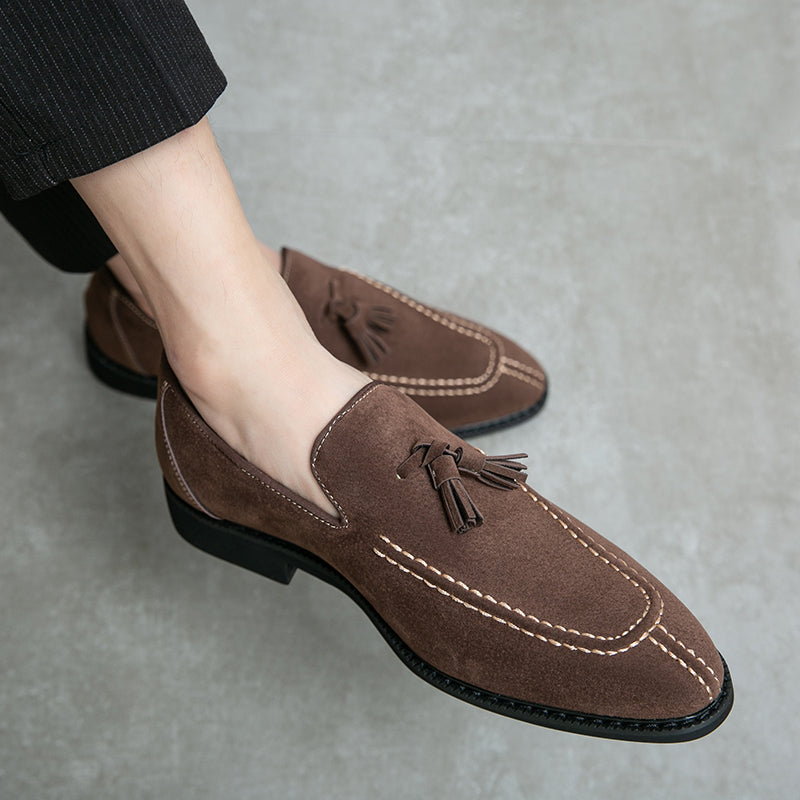 Sebastian | Italienske Tassel-Loafers med Klassisk Flair