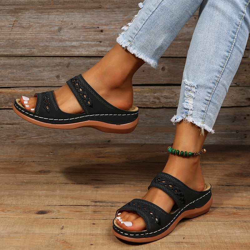 Beatrice | Sandaler med polstring og moderne chic