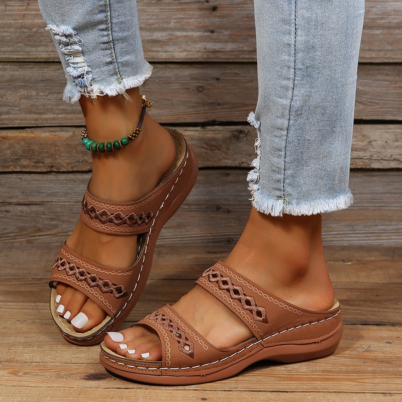 Beatrice | Sandaler med polstring og moderne chic