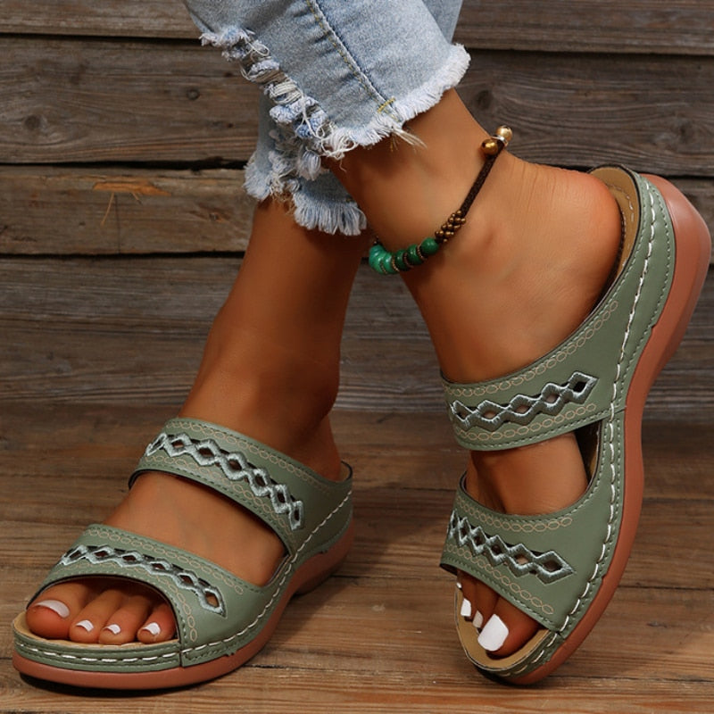 Beatrice | Sandaler med polstring og moderne chic