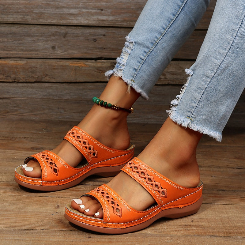 Beatrice | Sandaler med polstring og moderne chic
