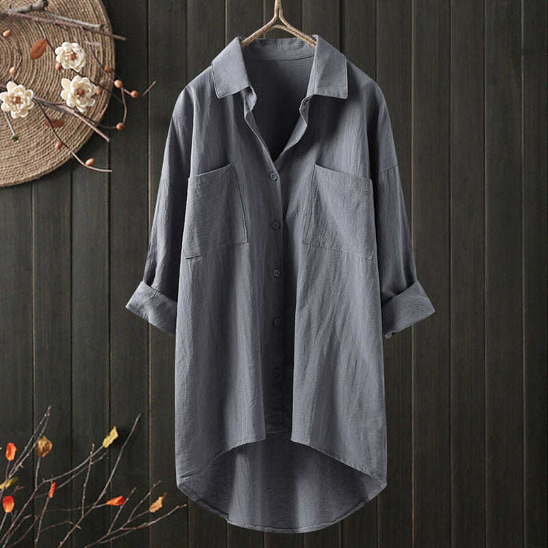 Klara | Tidløs langærmet bluse med stil