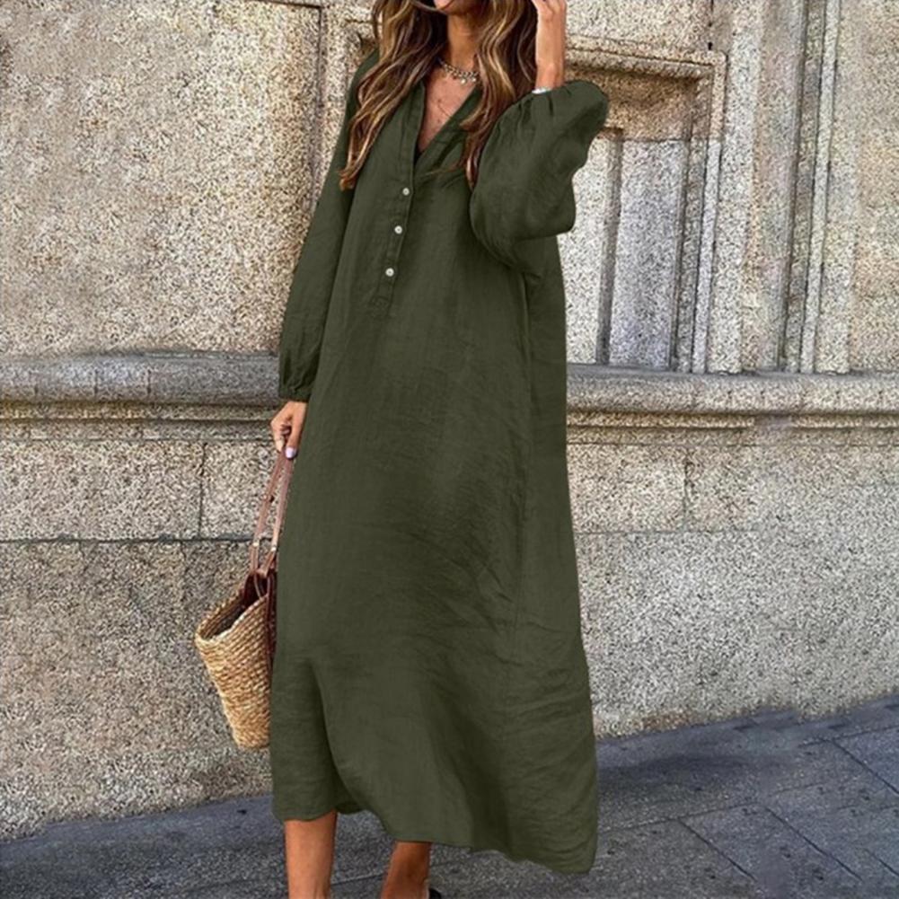 Paula | Oversized-skjortekjole til afslappet elegance