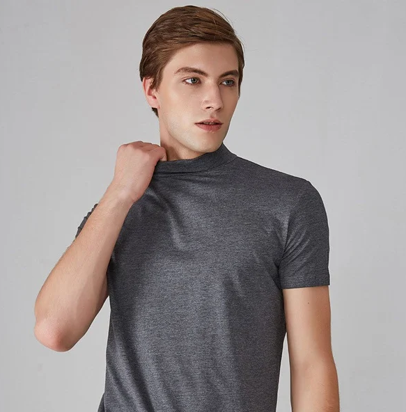 Milo | T-shirt med Rullekrave og Anti-sved Komfort