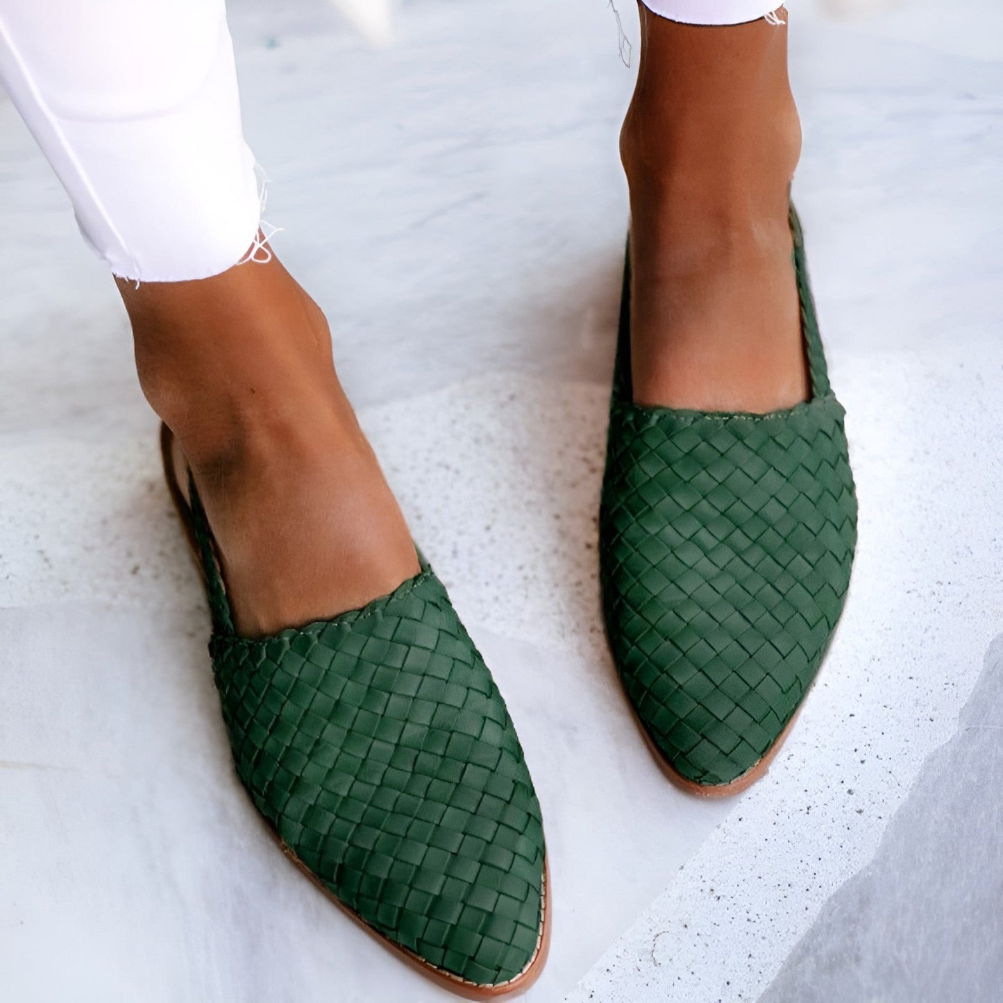 Leonie | Elegante flet-sandaler