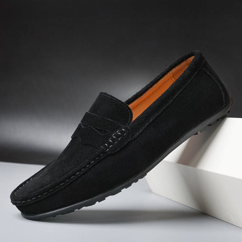 Reinhard | Klassiske Ruskindsloafers med Eksklusivt Finish