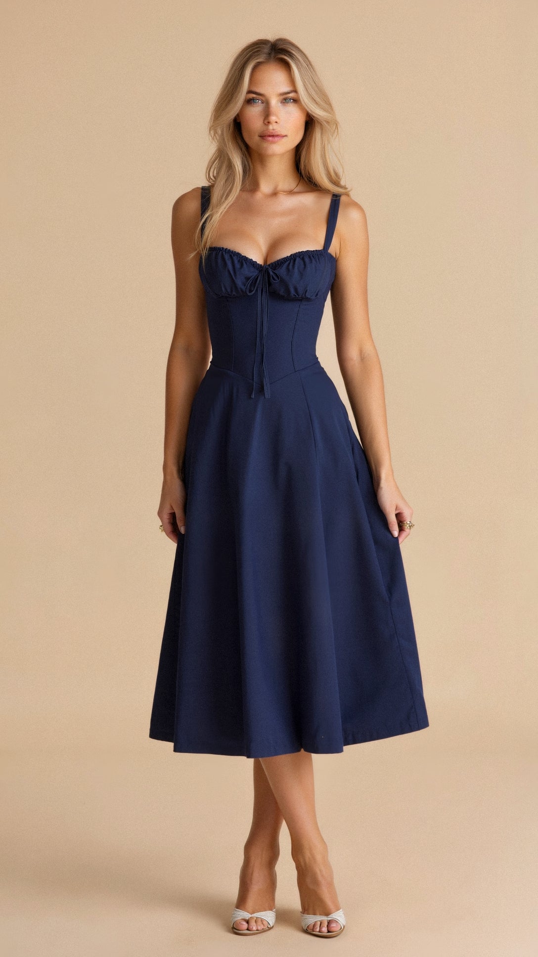 Chiara | Taljekjole med bustier-design