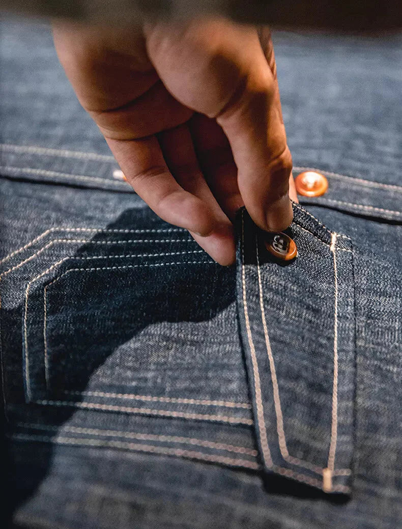 Björn | Klassisk denimskjorte til tidløs herrestil
