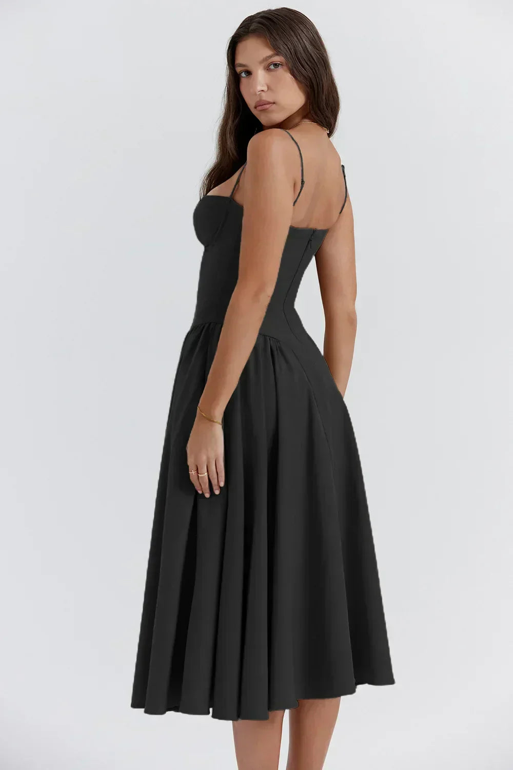 Rosalie | Elegant ærmeløs korsetkjole
