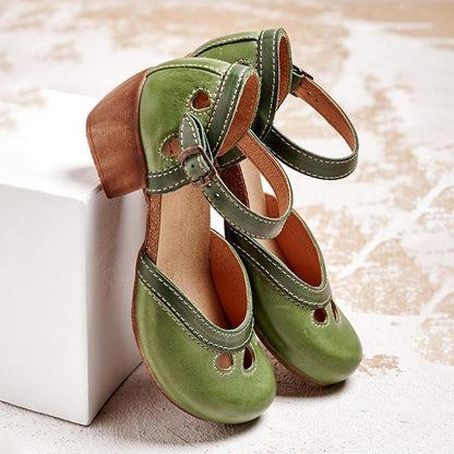 Julia | Komfortable sandaler med lav hæl