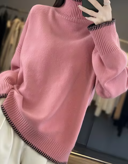 Elina | Rullekrave-sweater