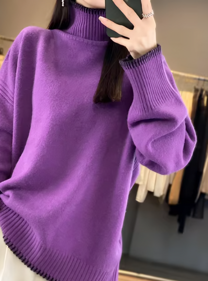 Elina | Rullekrave-sweater