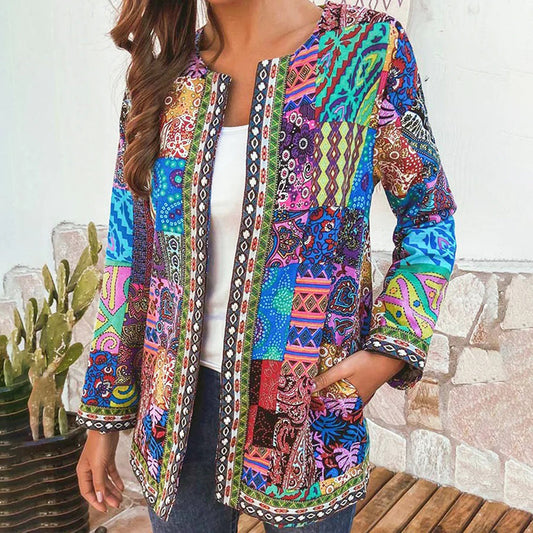 Astrid | Farverig cardigan