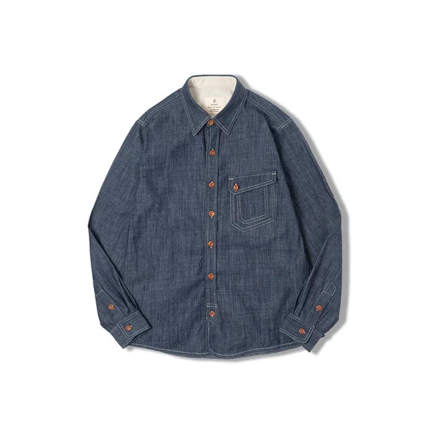 Björn | Klassisk denimskjorte til tidløs herrestil