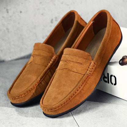 Reinhard | Klassiske Ruskindsloafers med Eksklusivt Finish
