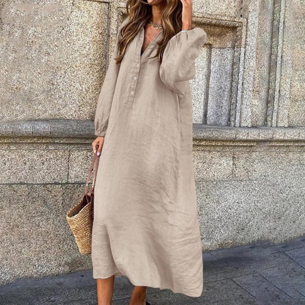Paula | Oversized-skjortekjole til afslappet elegance
