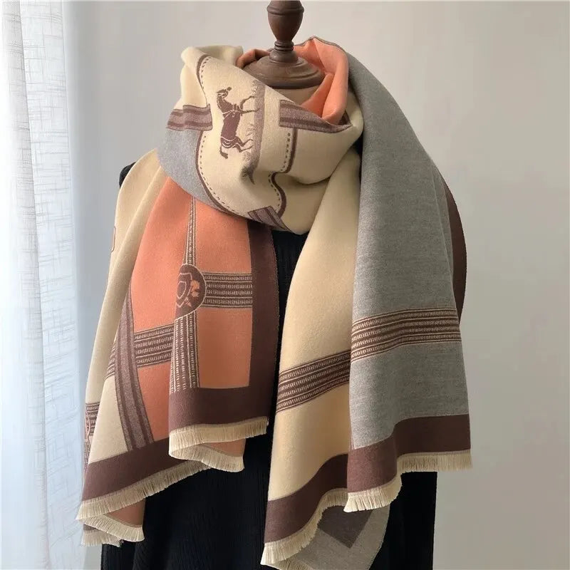 Renate | Elegant vintersjal med kashmirfornemmelse