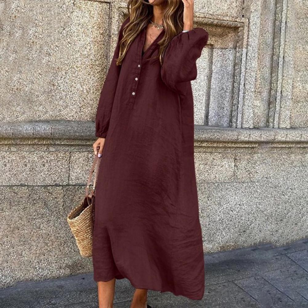 Paula | Oversized-skjortekjole til afslappet elegance