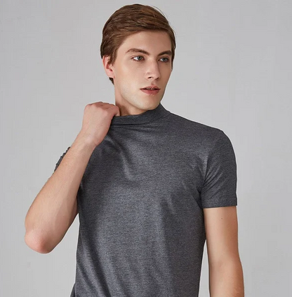 Milo | T-shirt med Rullekrave og Anti-sved Komfort
