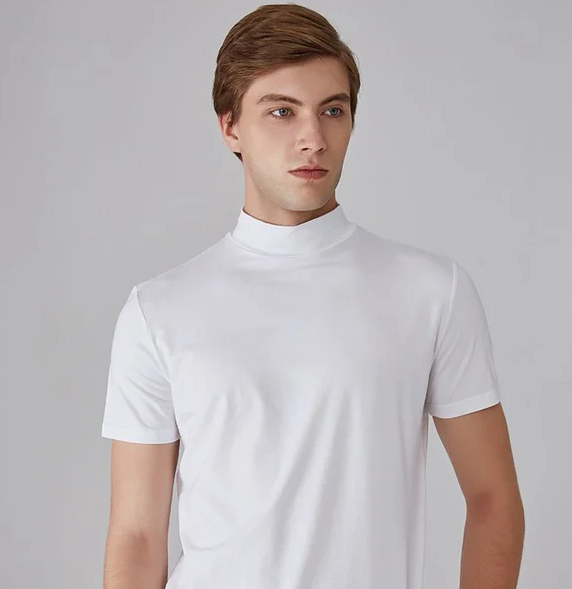 Milo | T-shirt med Rullekrave og Anti-sved Komfort