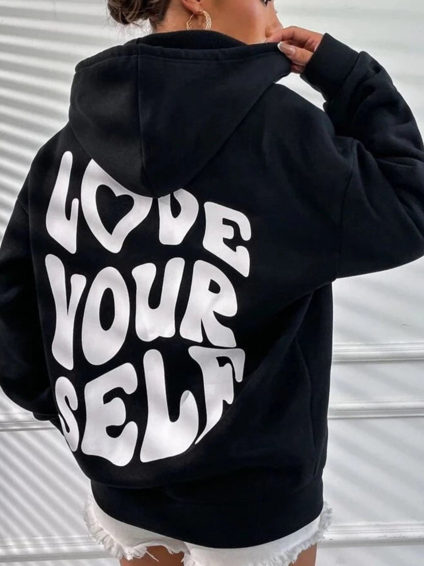 Paula | Love Hoodie i 100% bomuld