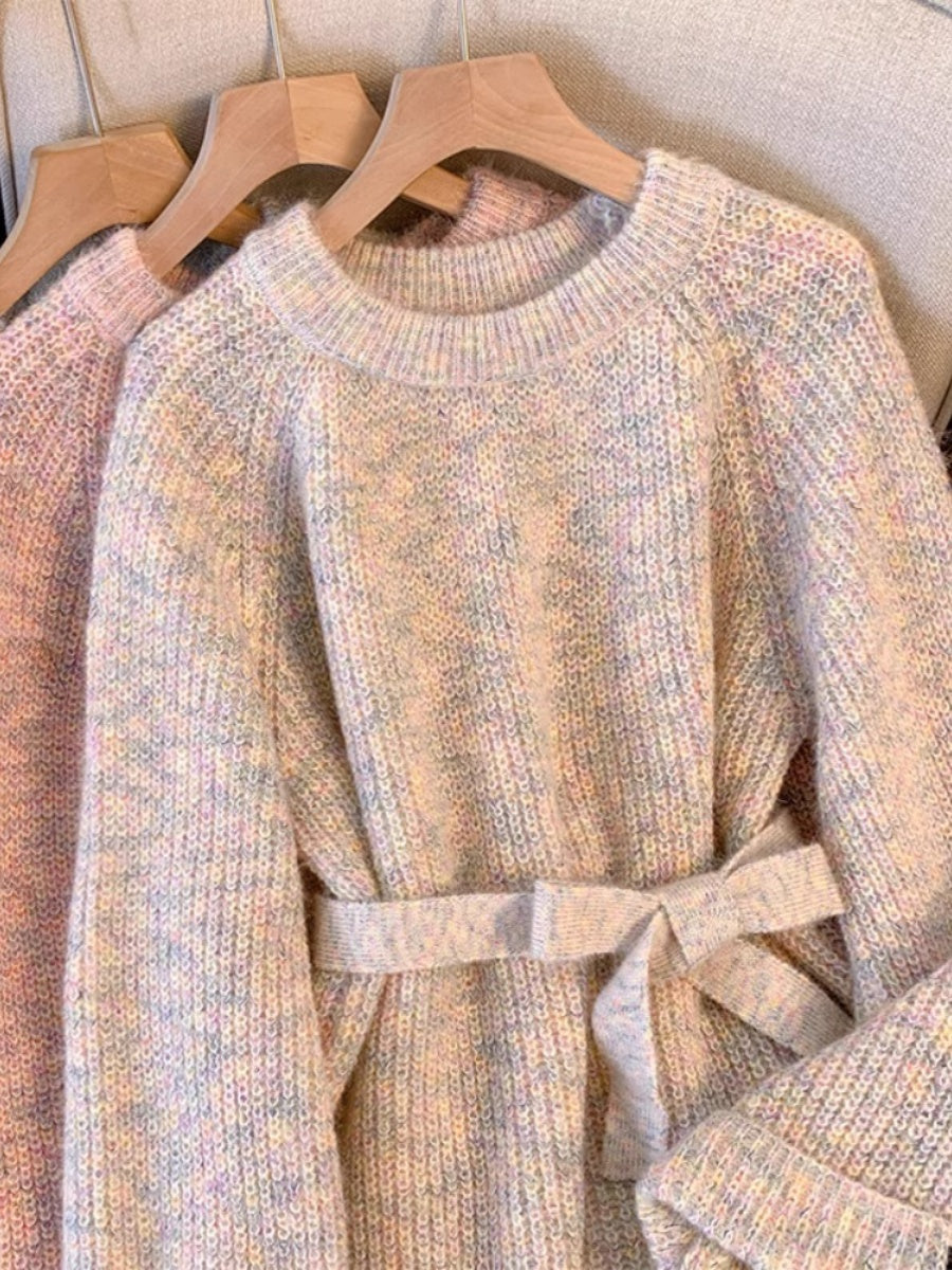Anja | Elegant strikkjole med snøring