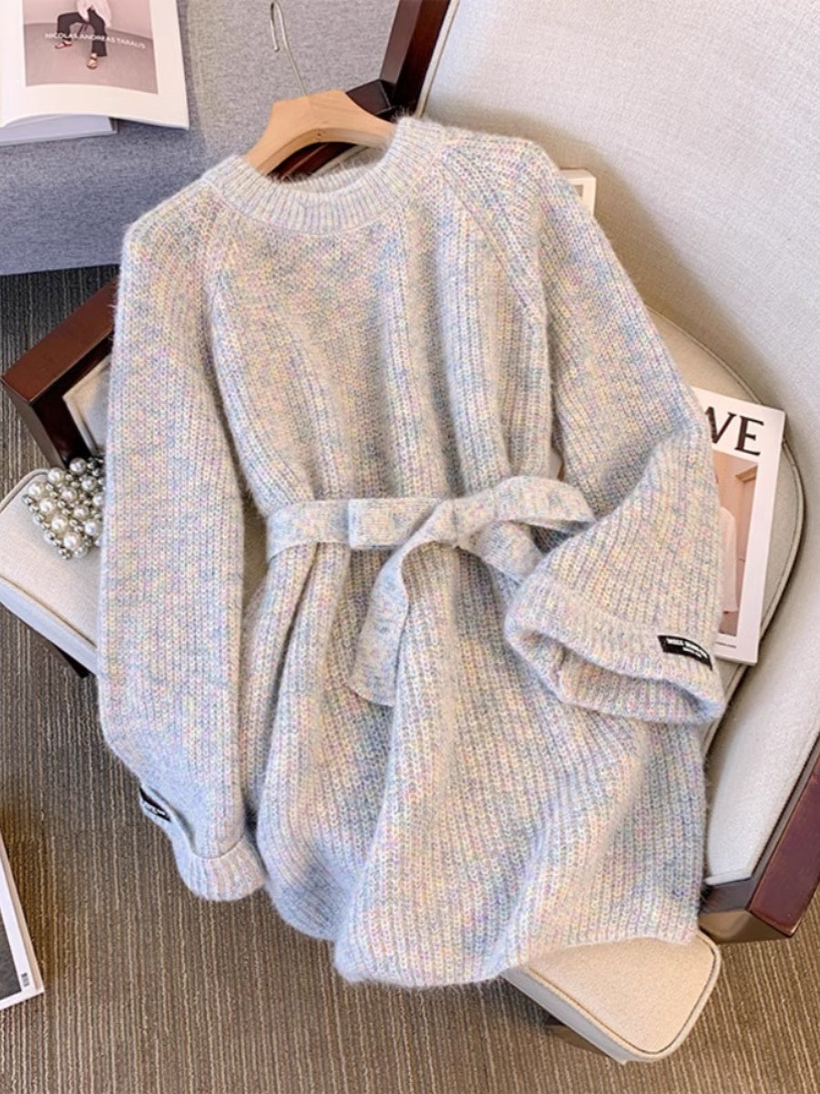 Anja | Elegant strikkjole med snøring