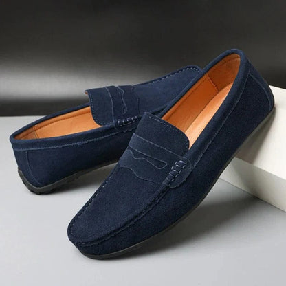 Reinhard | Klassiske Ruskindsloafers med Eksklusivt Finish