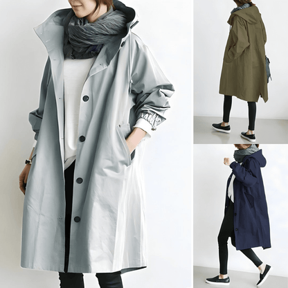 Emma | Lang, stilfuld trenchcoat