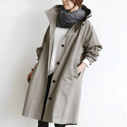 Emma | Lang, stilfuld trenchcoat